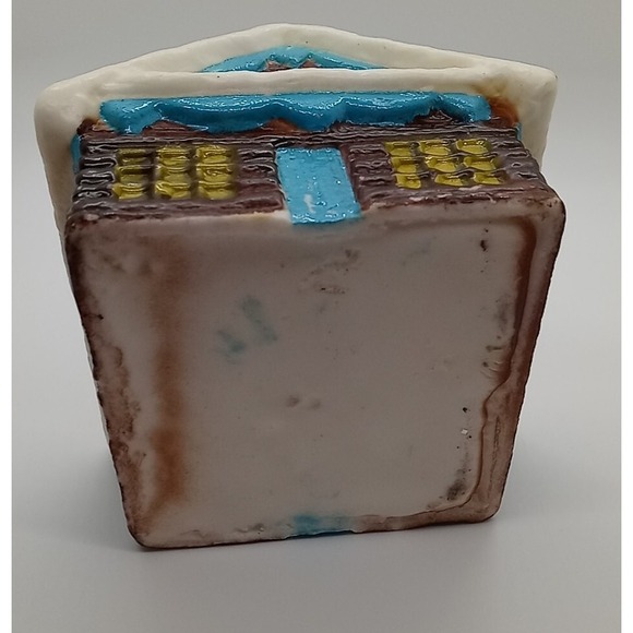 Vtg Christmas Candle Swiss Chalet Fuller Bush Co. Unique Cabin Shaped Candle - Picture 6 of 13